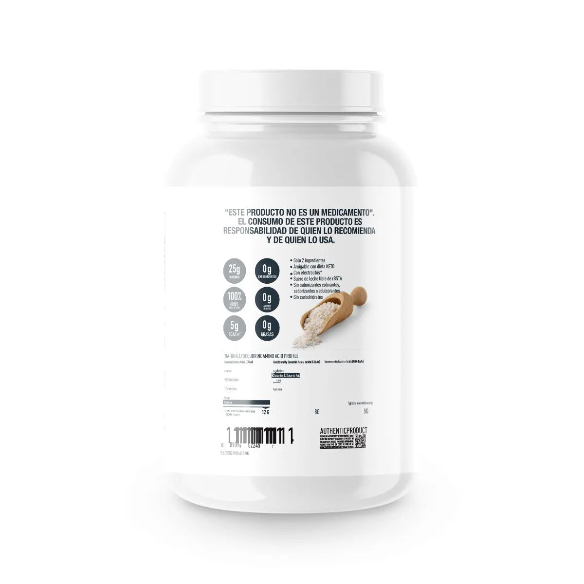 Zero Carb Proteína Isopure Sin Sabor 3 lb