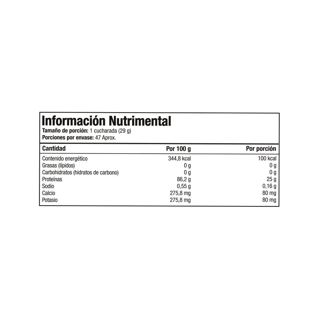 Zero Carb Proteína Isopure Sin Sabor 3 lb