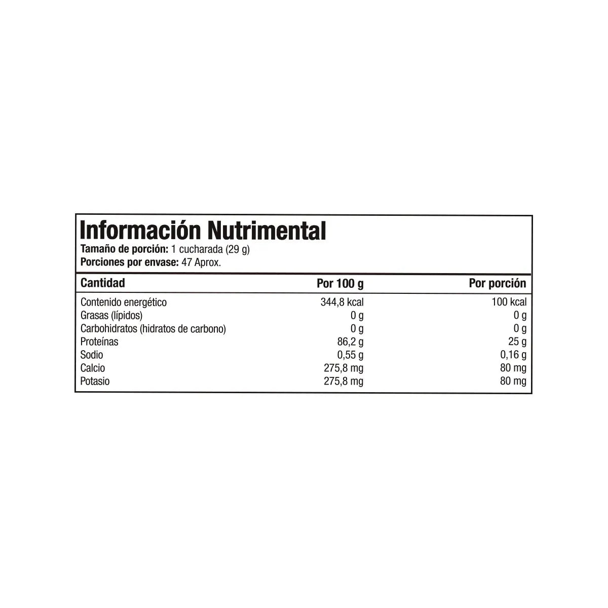 Zero Carb Proteína Isopure Sin Sabor 3 lb