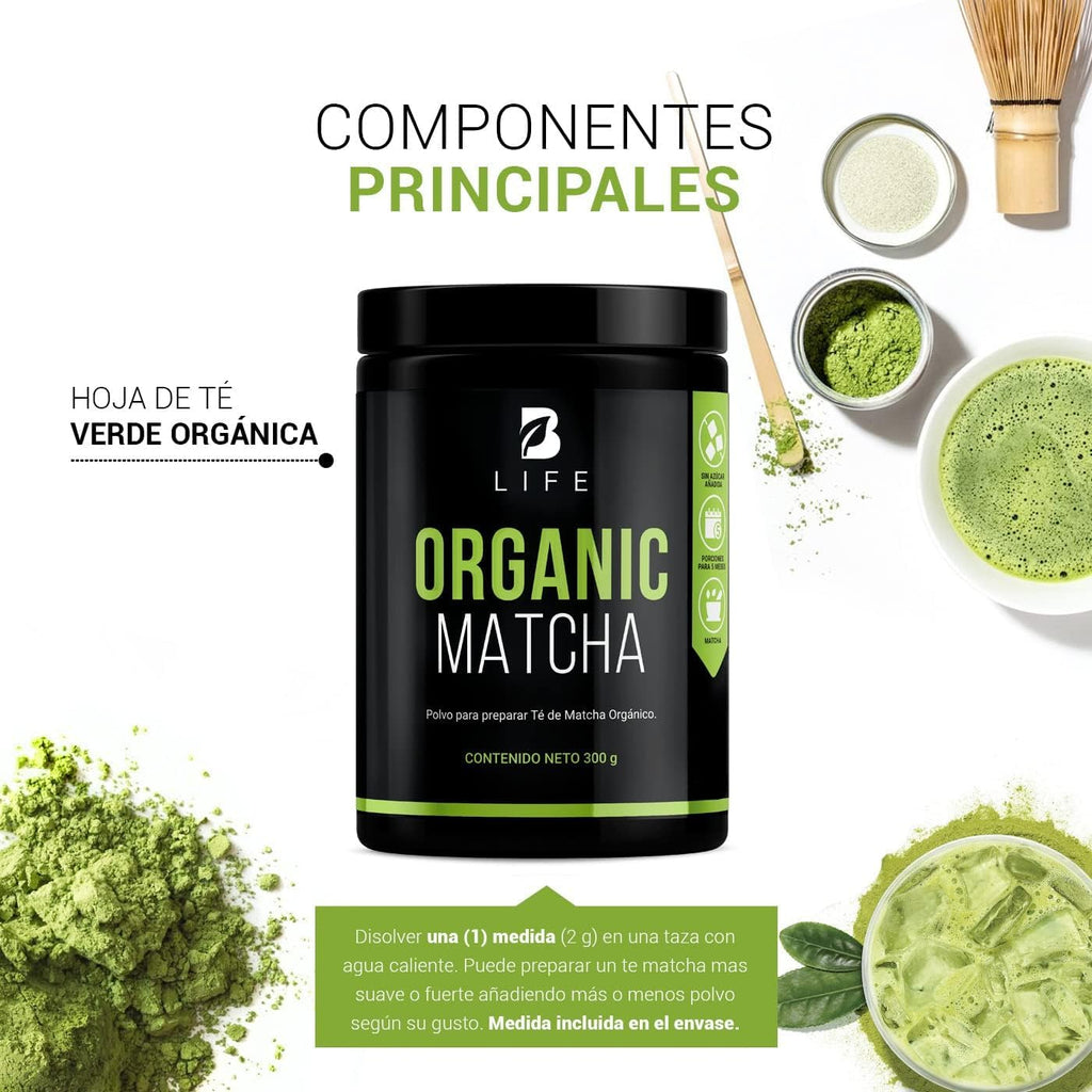 Matcha Orgánica en polvo | Té Verde Puro | 300 gramos