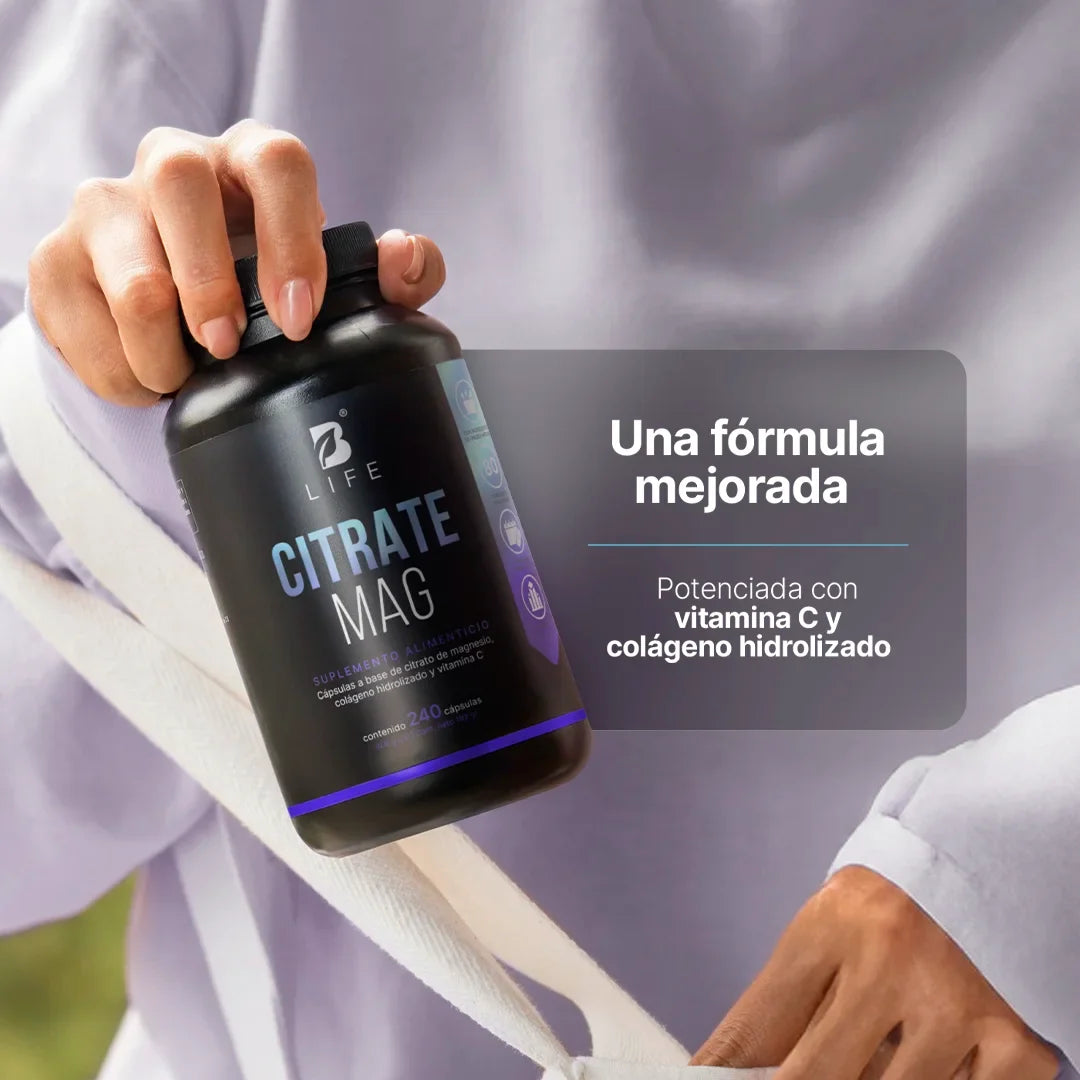 Citrate Mag B-Life | Citrato de Magnesio con Colágeno y Vitamina C