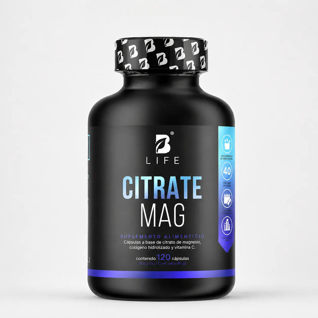 Citrate Mag B-Life | Citrato de Magnesio con Colágeno y Vitamina C