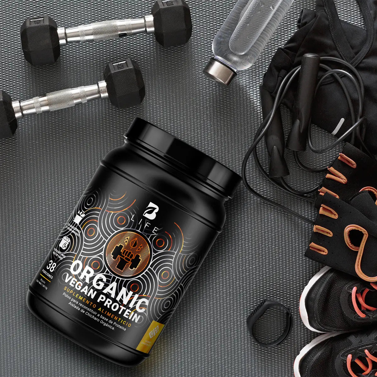 Proteína Orgánica Vegana B Life Chocolate 3 lb