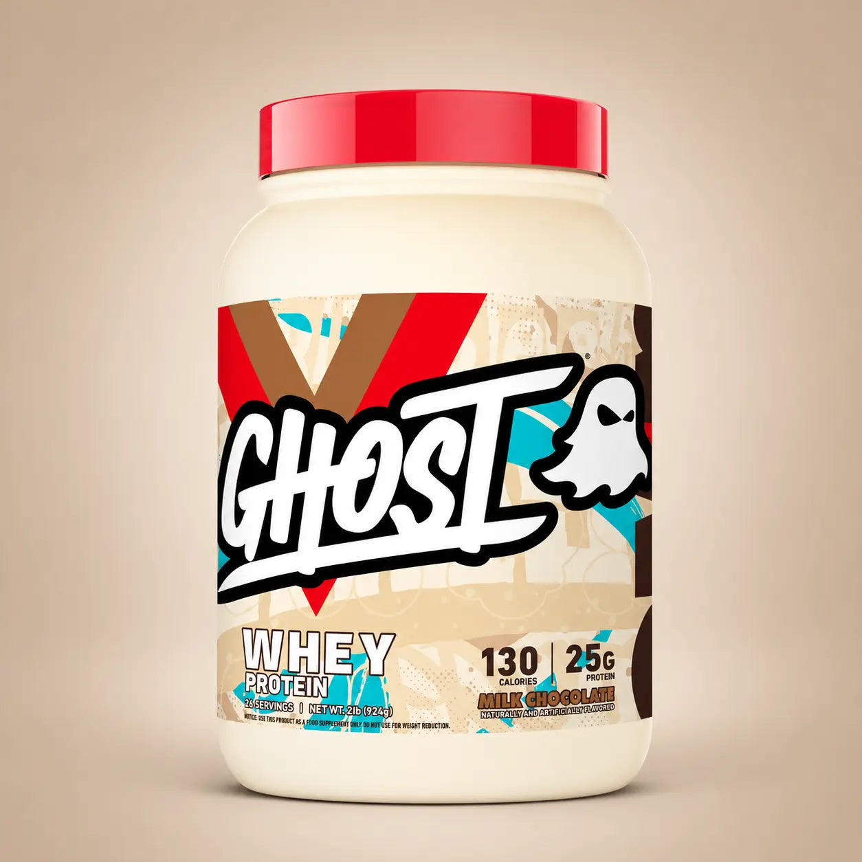 GHOST Whey Protein Milk Chocolate 2.2 lb (924 g)