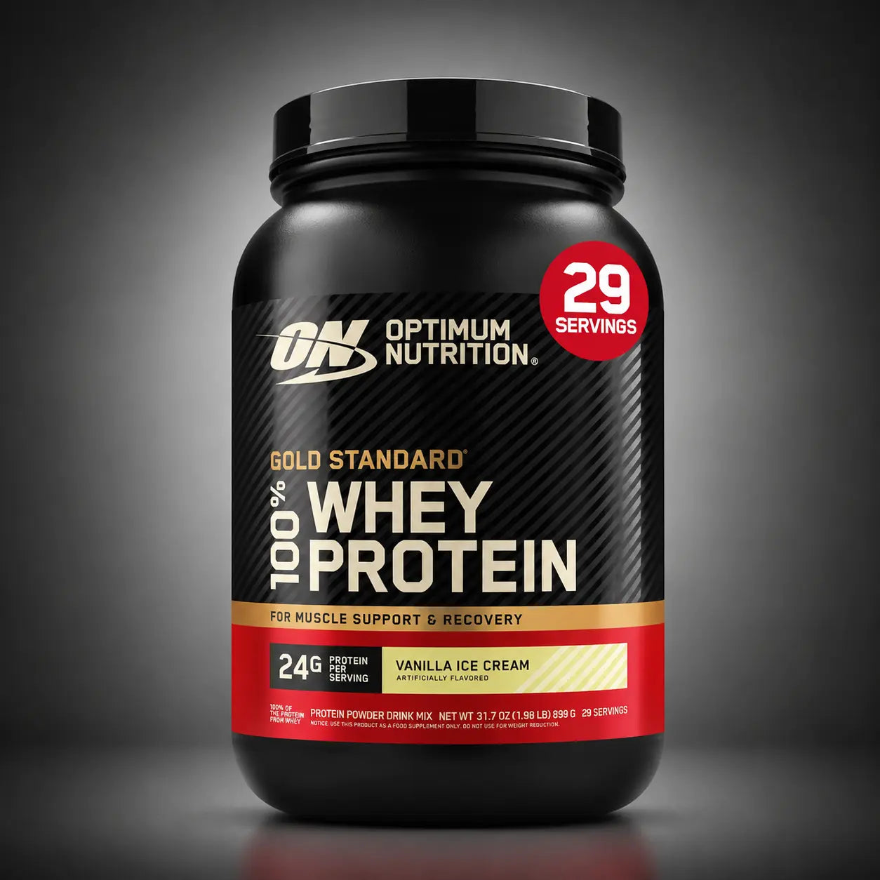 Gold Standard 100% Whey 2 lb – Vanilla Ice Cream