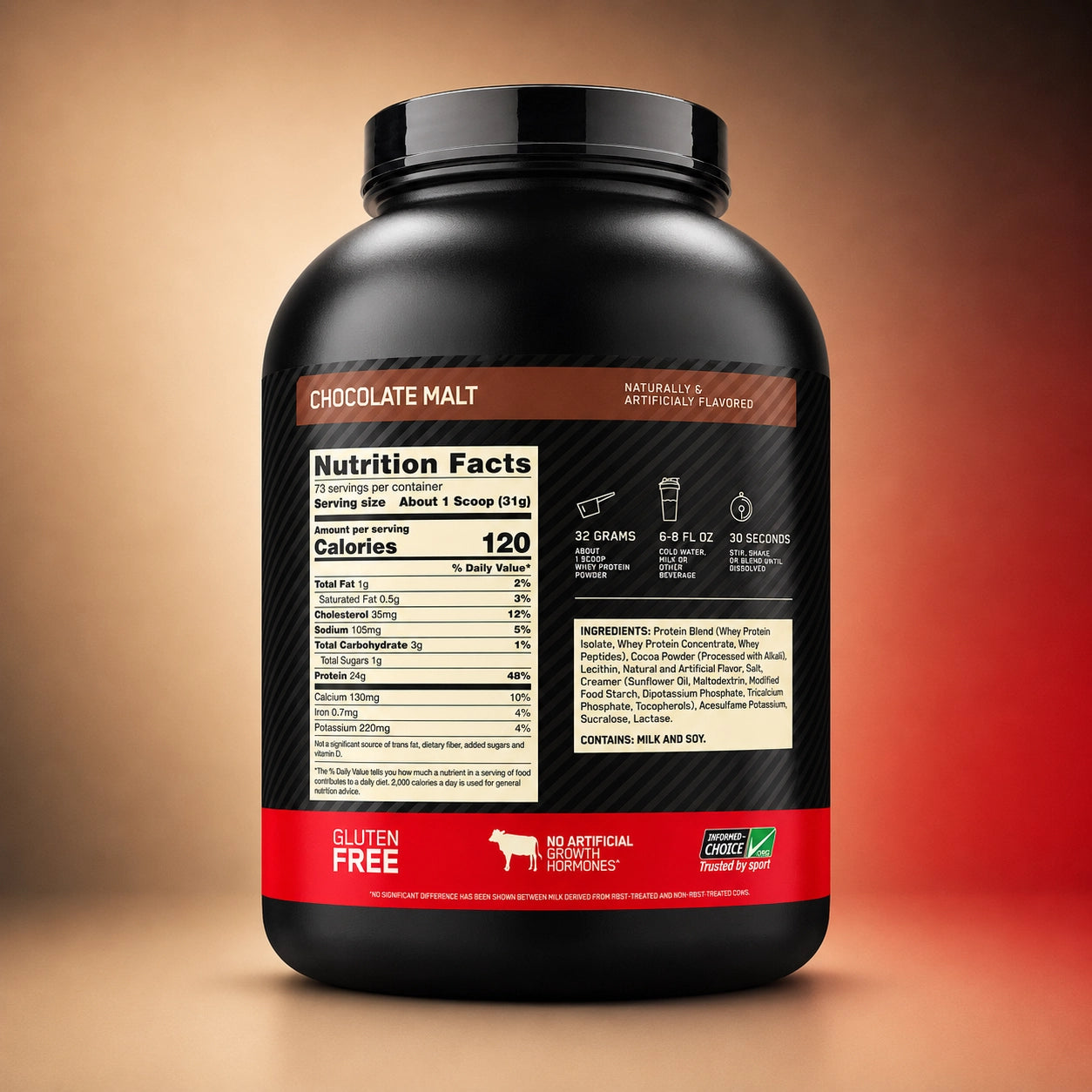 Gold Standard 100% Whey Protein Chocolate Malt