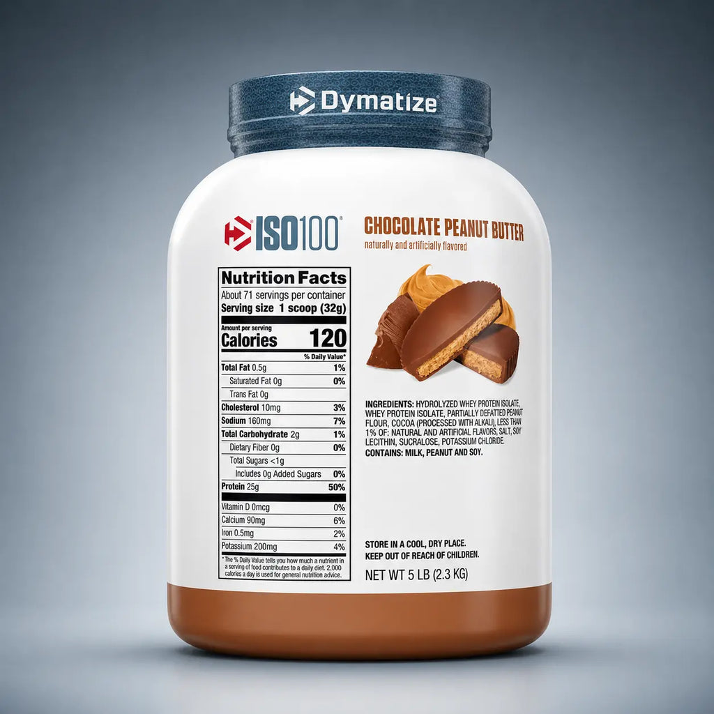 ISO100 Hydrolyzed Chocolate Peanut Butter 5 LB