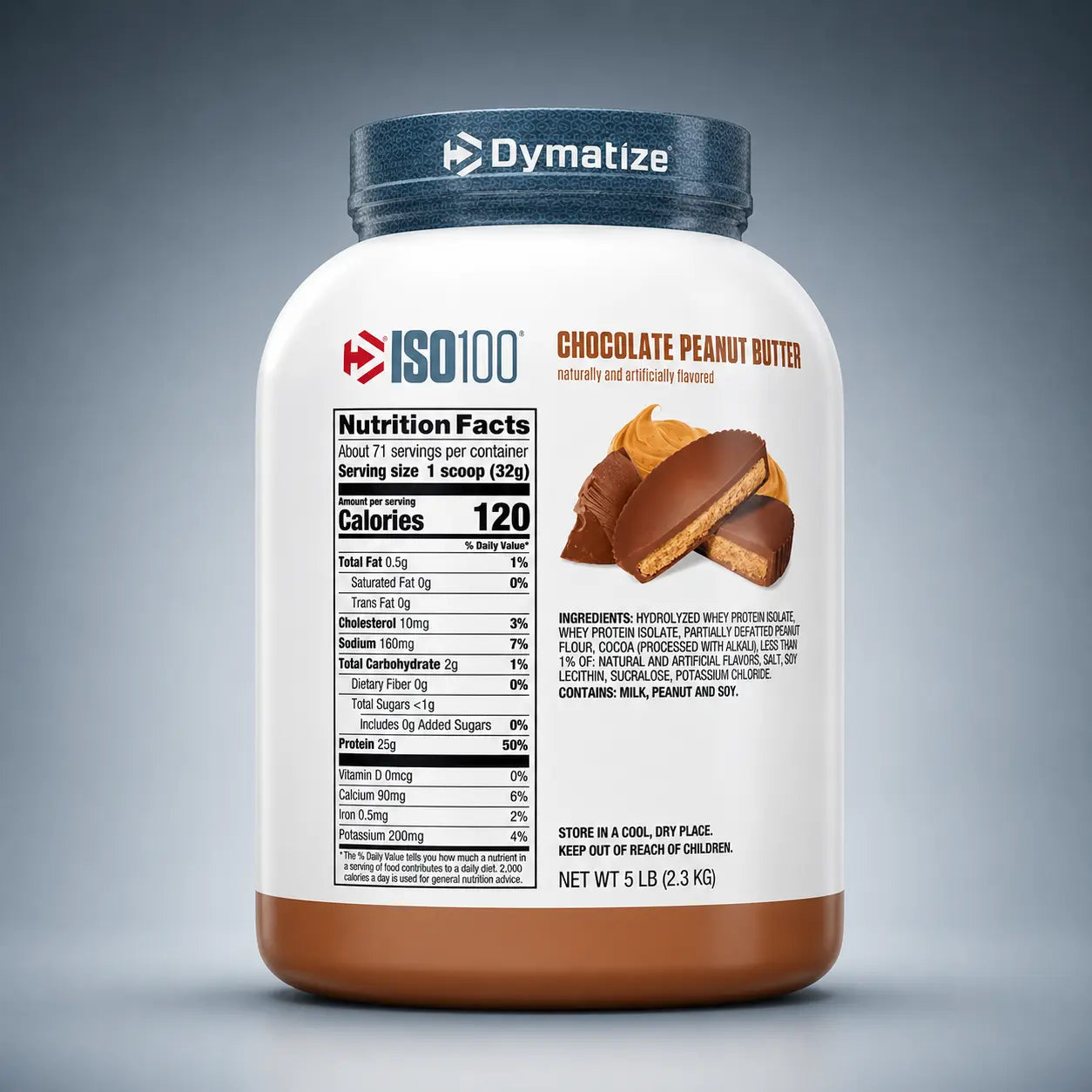 ISO100 Hydrolyzed Chocolate Peanut Butter 5 LB