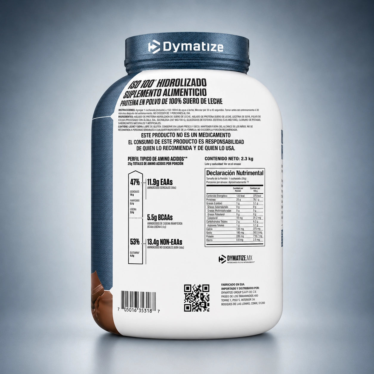 ISO100 Hydrolyzed Protein Powder – Fudge Brownie