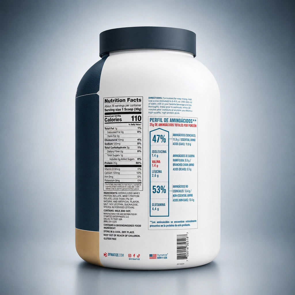 ISO100 Hydrolyzed Protein Powder – Gourmet Vanilla