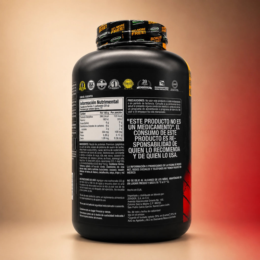 Muscletech NitroTech 100% Whey Gold Vainilla Cream
