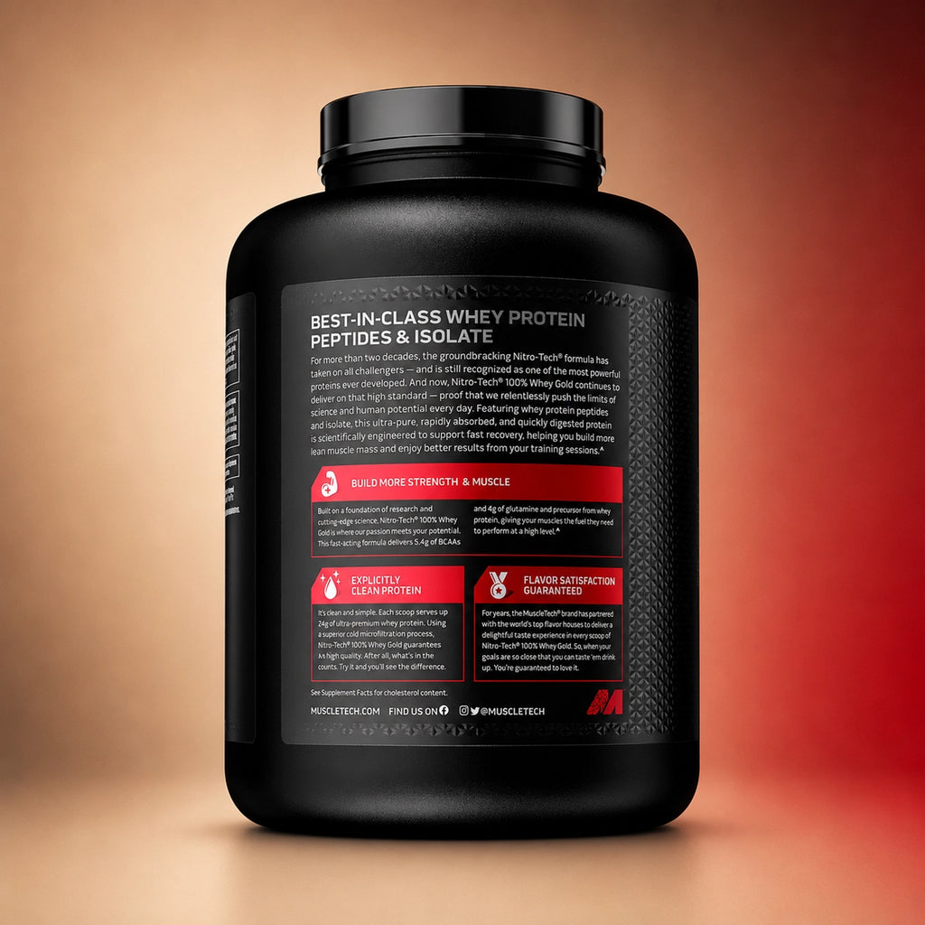 Muscletech NitroTech 100% Whey Gold Vainilla Cream