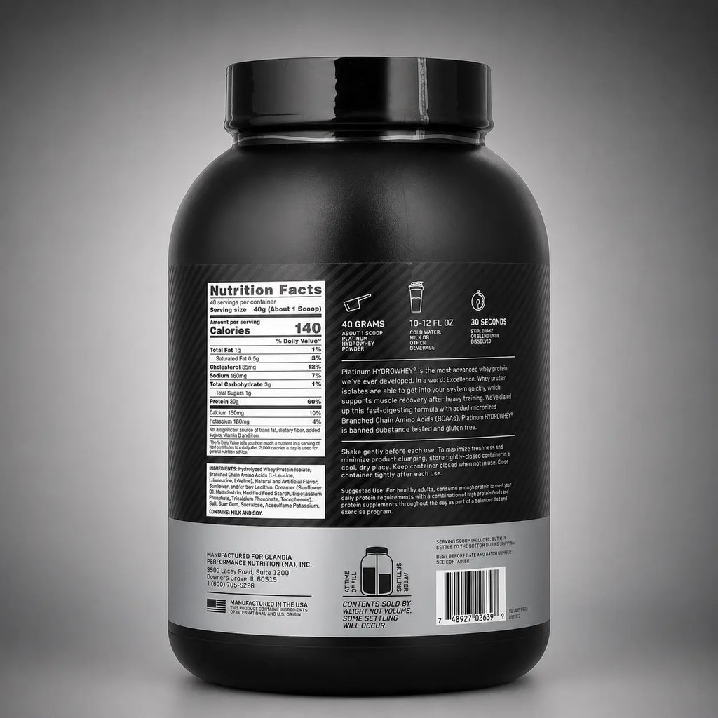 ON Gold Standard Hydro Whey® Velocity Vanilla 3.52 lb (1.6 kg)