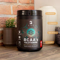 BCAAs con Glutamina en polvo | 558 gr | 60 Porciones | con Glutamina y Agua de Coco