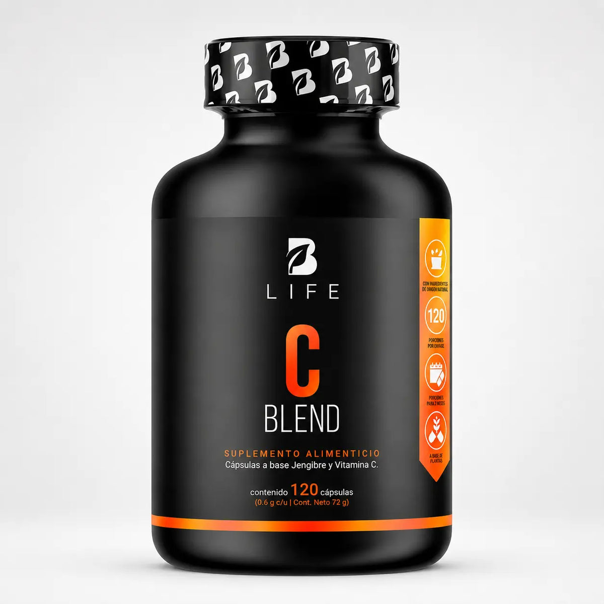 C Blend B-Life 120 Cápsulas | Vitamina C con Jengibre