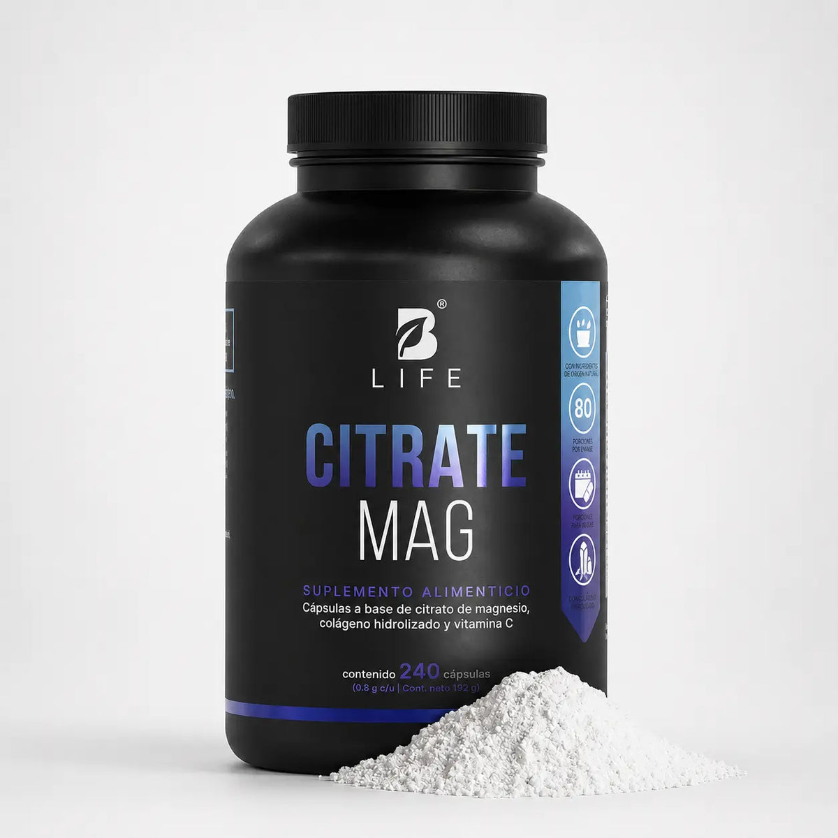 Citrate Mag B-Life | Citrato de Magnesio con Colágeno y Vitamina C
