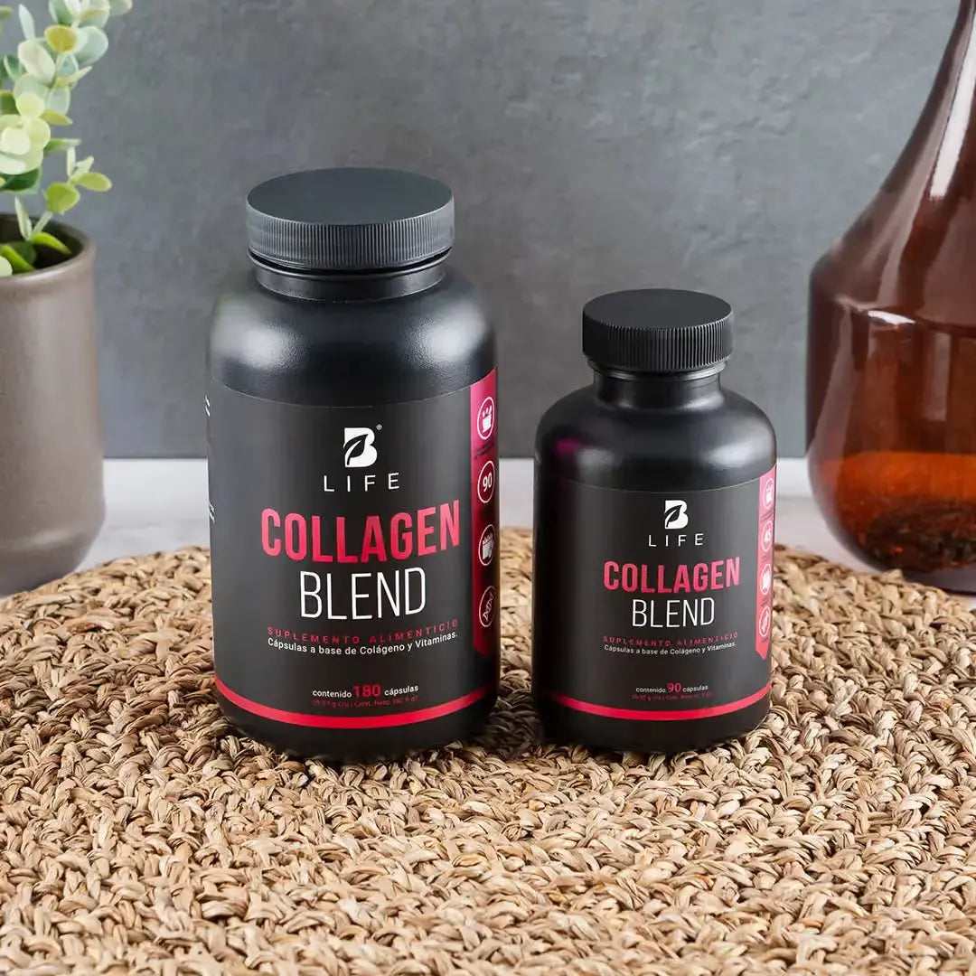 Collagen Blend B-Life 90 Cápsulas | Colágeno con Vitaminas para Cuidado Diario