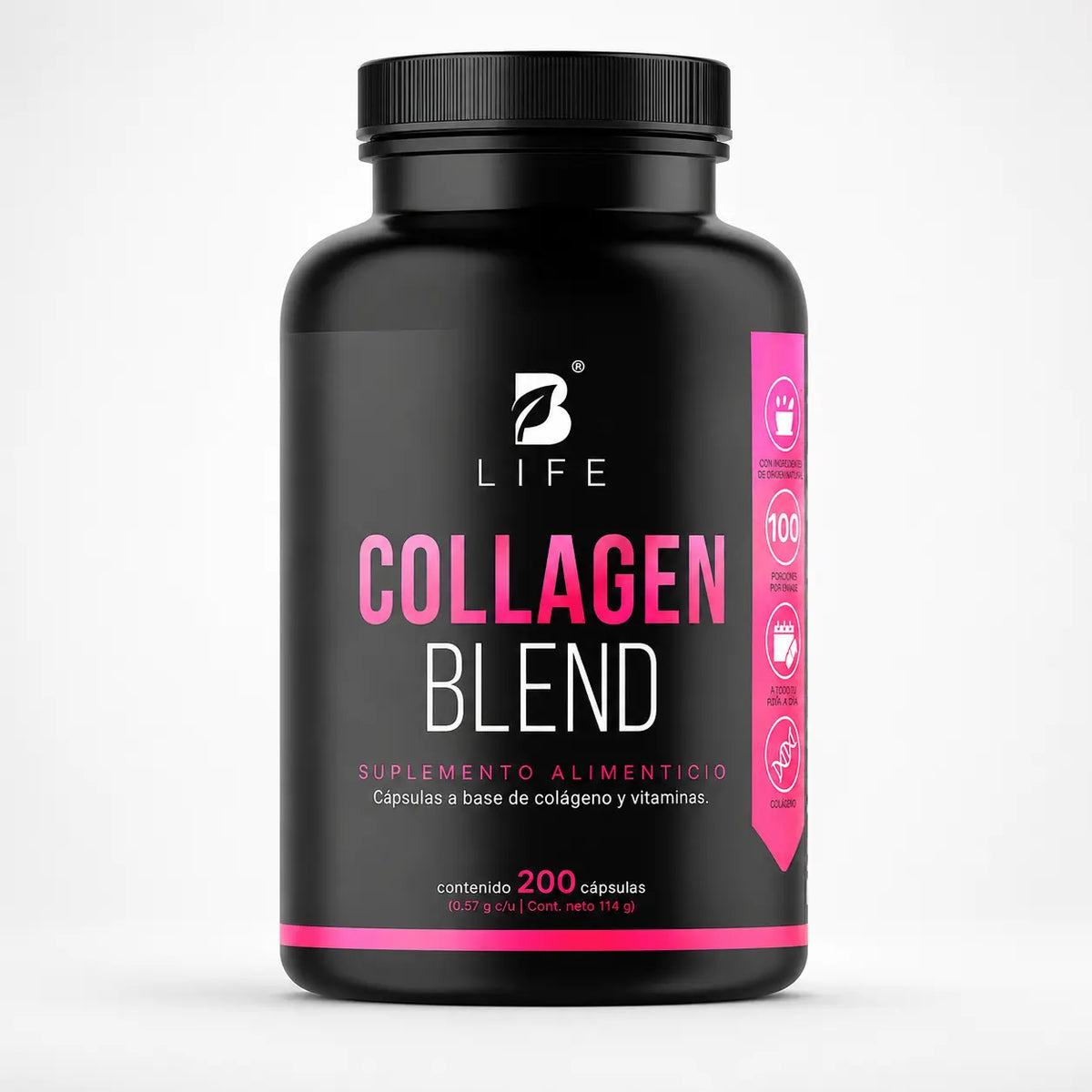 Collagen Blend B-Life 90 Cápsulas | Colágeno con Vitaminas para Cuidado Diario