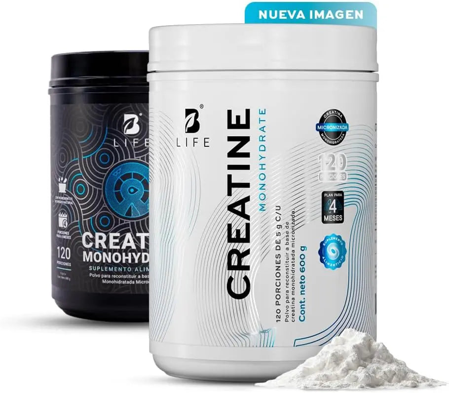 Creatina Monohidratada B Life | 120 Servicios | Alta Pureza