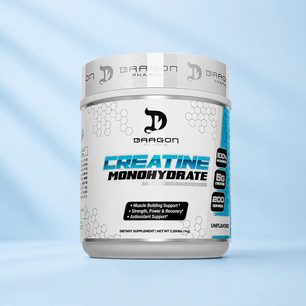 Creatina Monohidratada Dragon Pharma 300 g | 60 Servicios | Sin Sabor