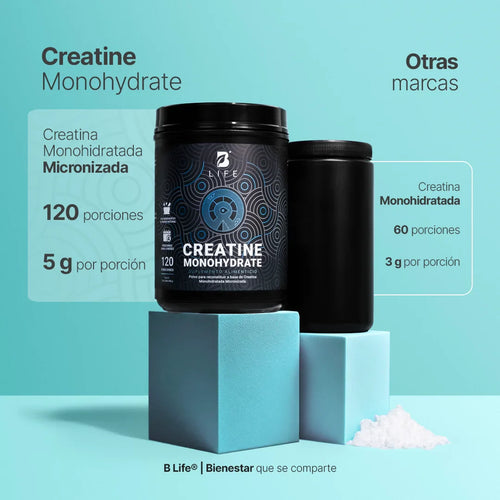 Creatina Monohidratada B Life | 120 Servicios | Alta Pureza