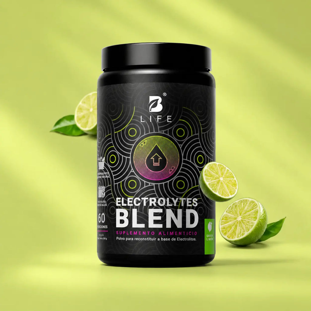 Electrolitos Sin Azúcar | con Citrato de Potasio, Magnesio, Calcio, Sodio, Zinc | Sabor Lemon | 60 servicios