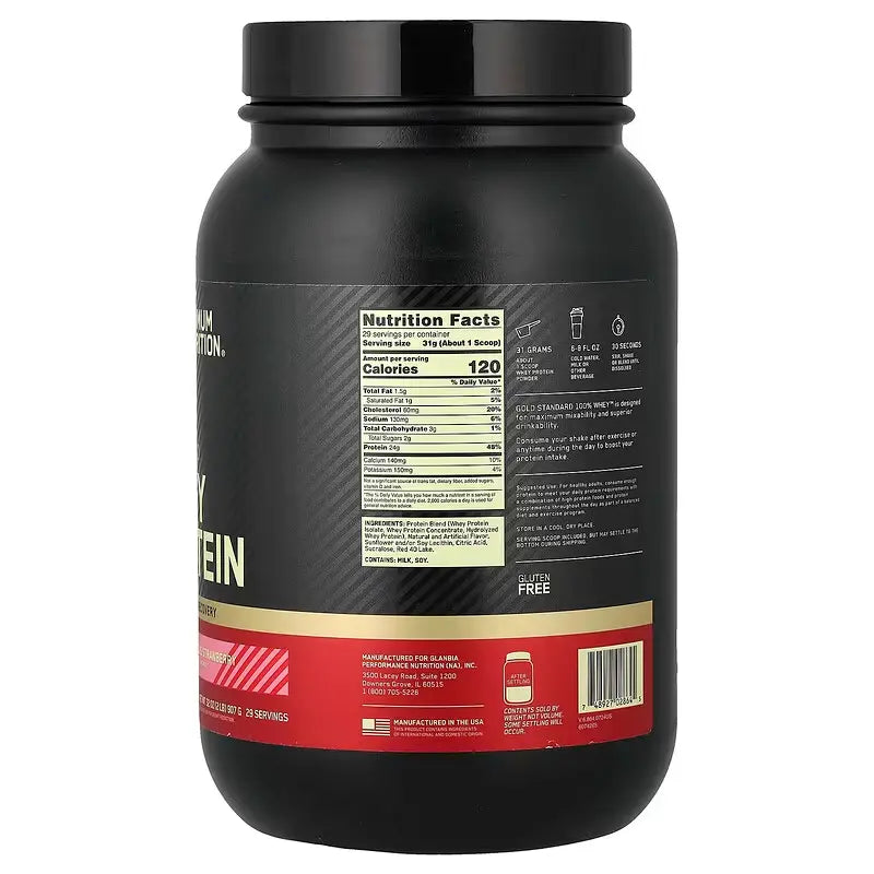 Gold Standard 100 Whey Delicius Strawberry