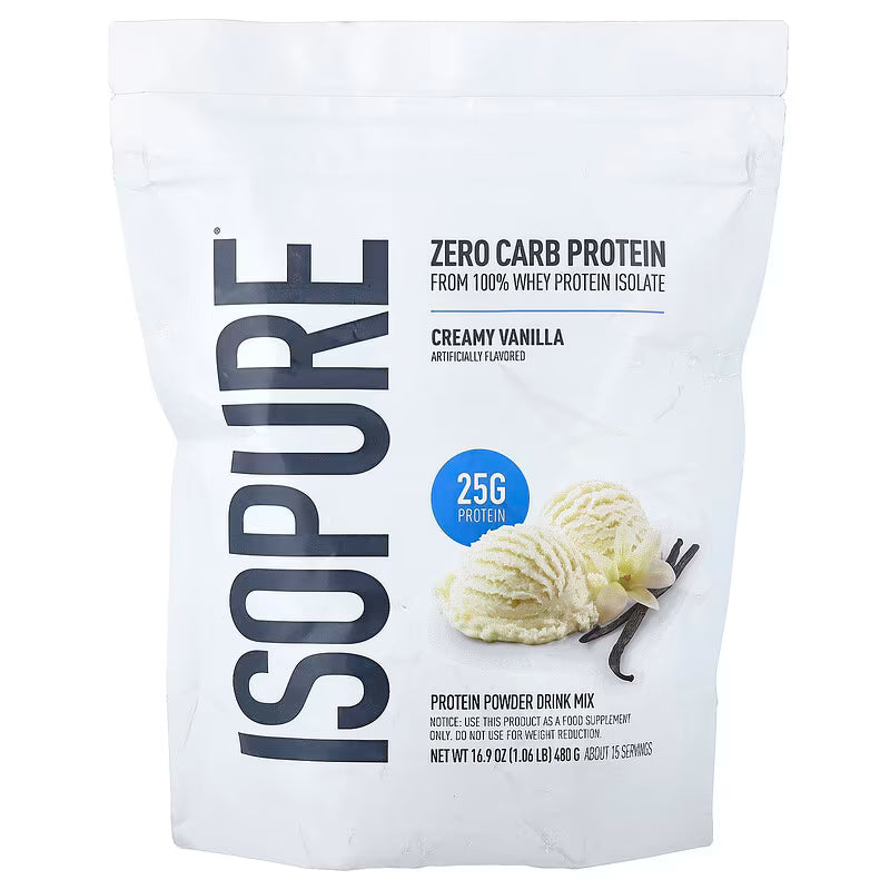 Zero Carb Proteína ISOPURE Creamy Vainilla 454 g