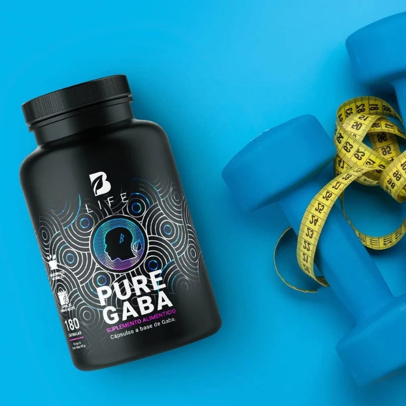 Gaba Puro con 180 Cápsulas Ácido Gamma Aminobutírico | B Life