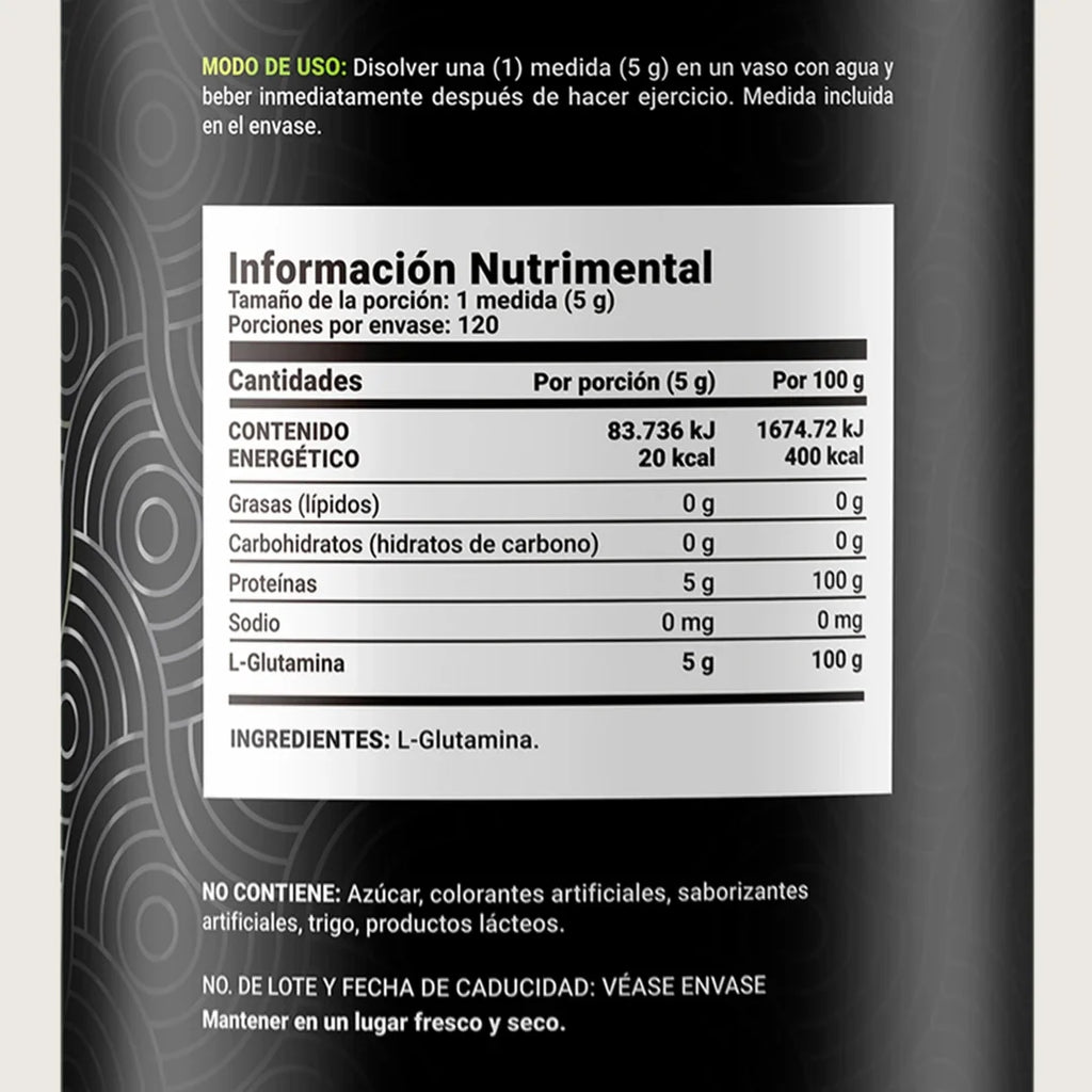Glutamina Micronizada Pura B Life | 120 servicios
