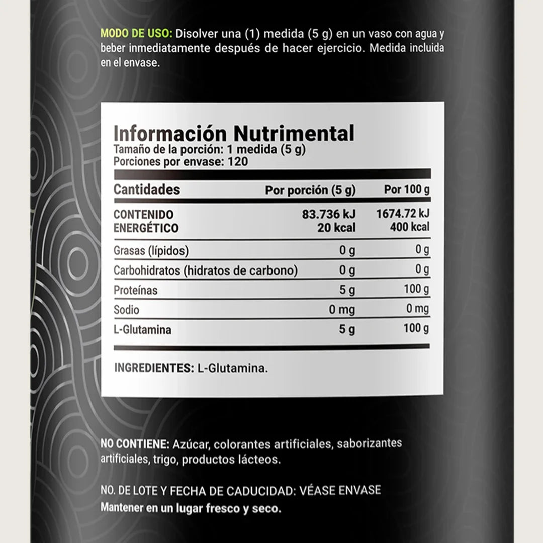 Glutamina Micronizada Pura B Life | 120 servicios